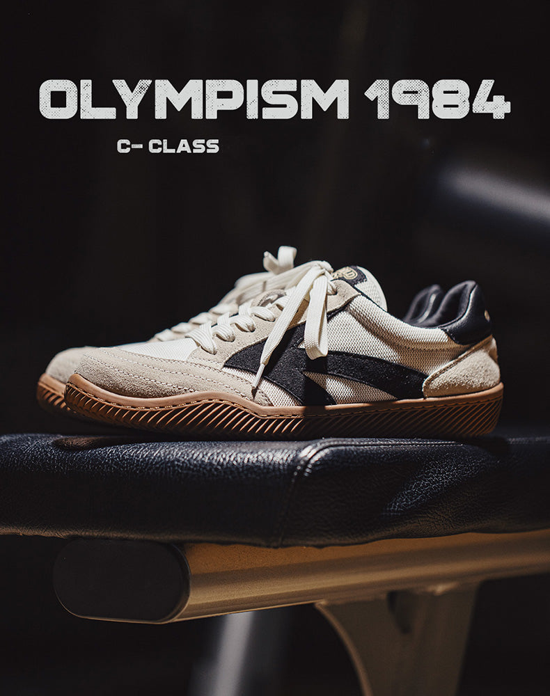 American Retro Small White Low-Top Sports Men's Casual Shoes - Harmony Gallery