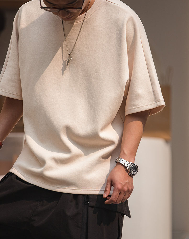 American Retro Heavy Cotton Air Layer Men's T-Shirt - Harmony Gallery