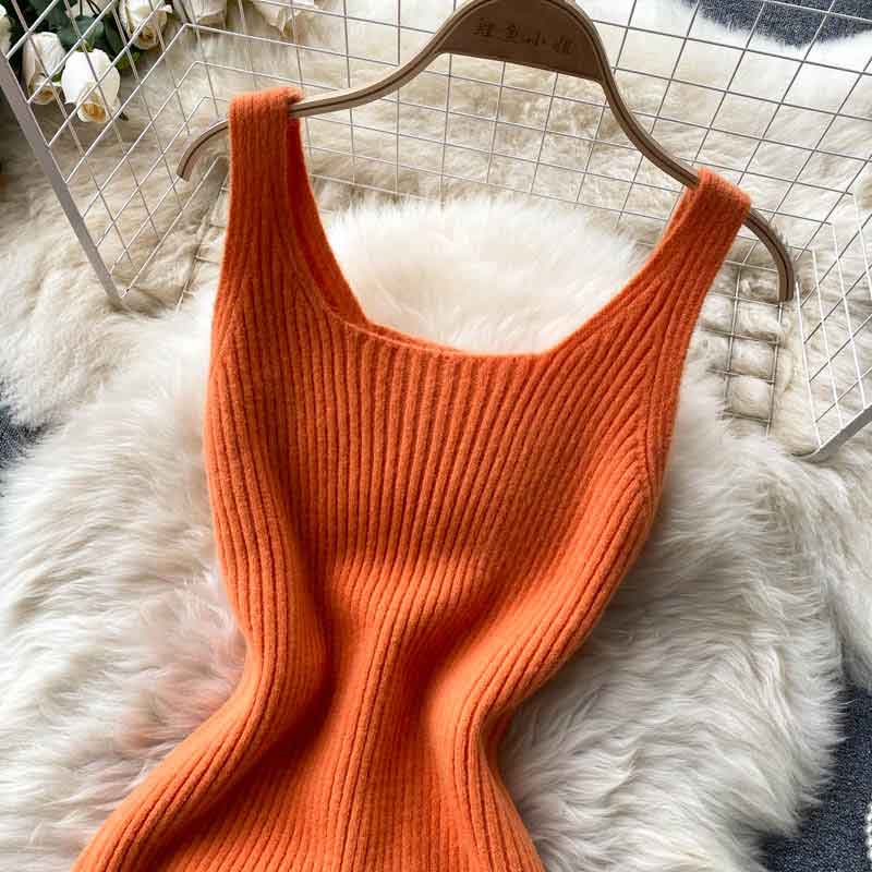 Light Mature Style Knitted Dress Sweater Women's Suit - Harmony Gallery