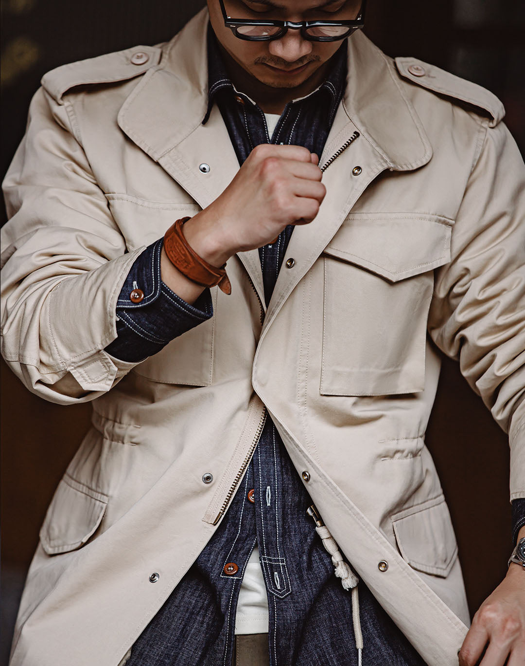 American M65 Windbreaker Loose Warm Tactical Men's Coat - Harmony Gallery