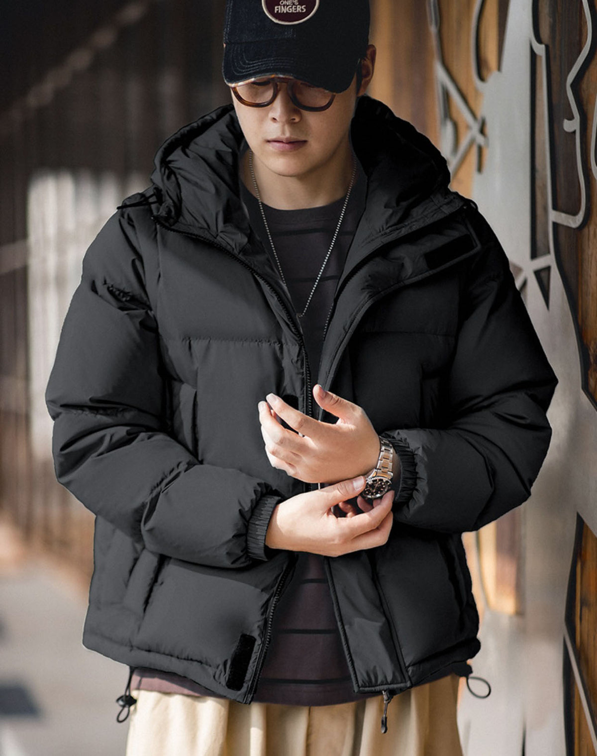 Mountain Detachable Vest Warm Function Hooded Men's Coat - Harmony Gallery