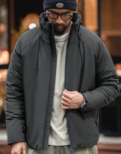 American Casual Warm And Cold-Proof Cotton Men's Coat - Harmony Gallery