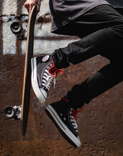 Breathable Casual High-Top All-Match Retro Men's Canvas Shoes - Harmony Gallery