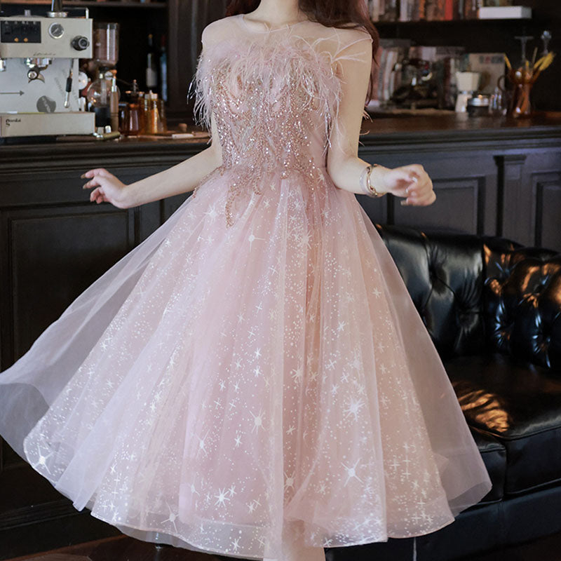 French Princess Evening Luxury Ceremony Birthday Women's Dress - Harmony Gallery