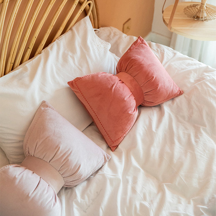 Creative Bow Lumbar Sofa Bedroom Cushion - Harmony Gallery