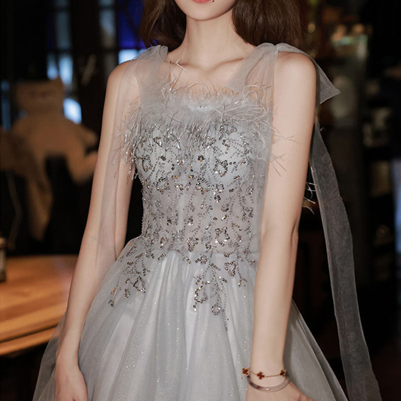French Luxury Evening High-End Host Super Fairy Women's Dress - Harmony Gallery