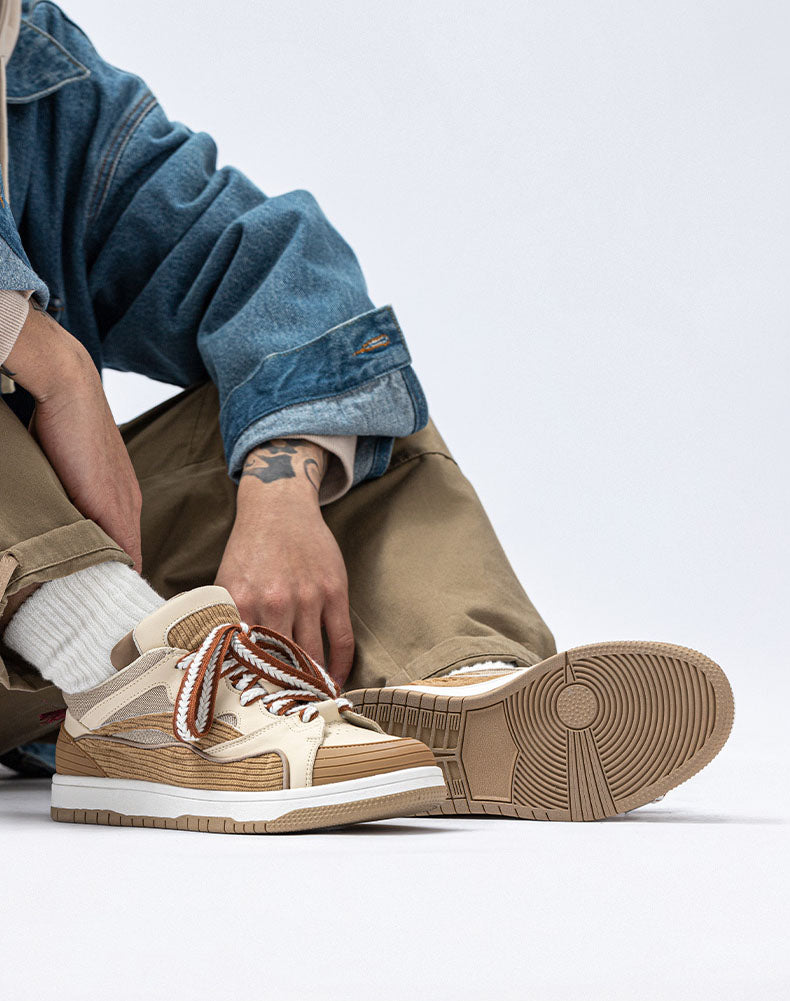 Corduroy Breathable All Match Unisex Casual Shoes - Harmony Gallery