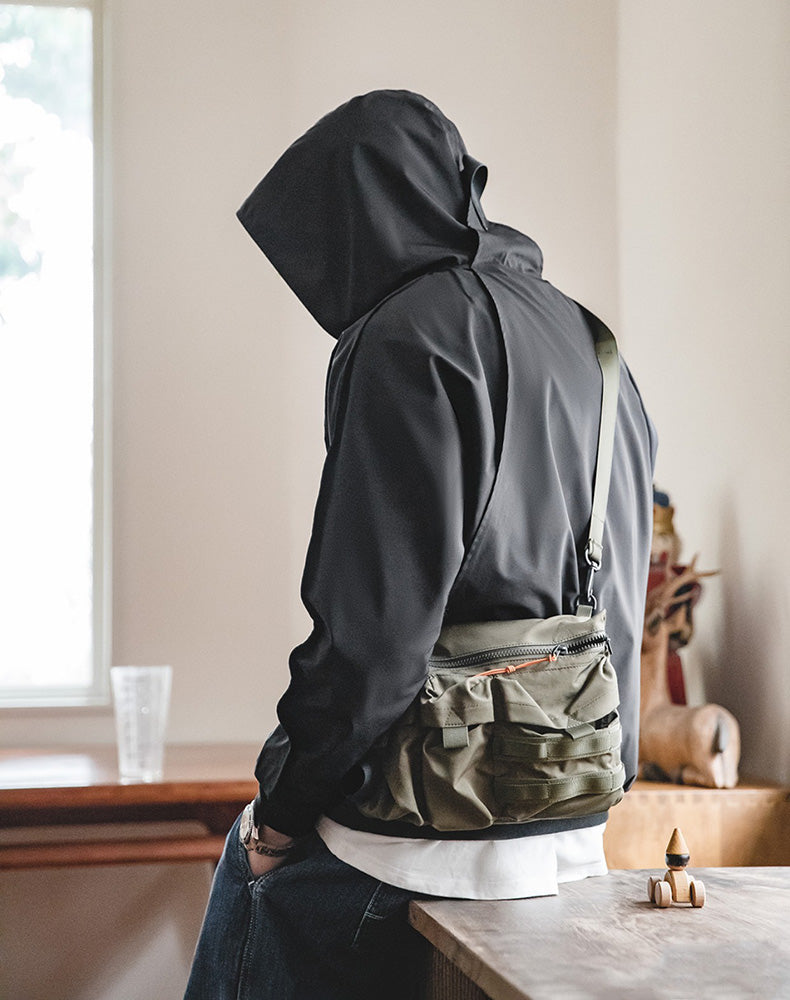 American Casual Half Zipper Function Hooded Men's Sweater - Harmony Gallery