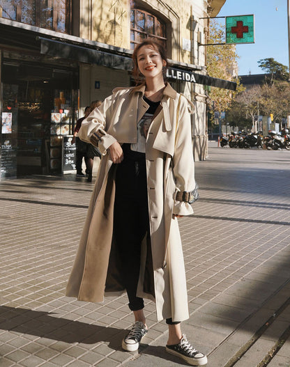 High-End Windbreaker British Style Women's Jacket - Harmony Gallery