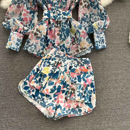 Fried Street Bubble Retro Print Women's Suit - Harmony Gallery