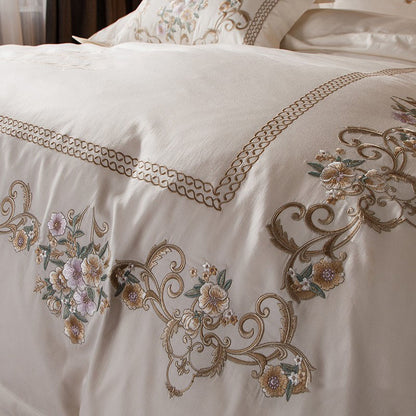 European-Style Embroidered Quilt Cover High-End Bed Set - Harmony Gallery