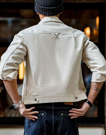 American Second-Generation Denim Washed Men's Coat - Harmony Gallery