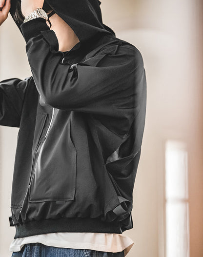 American Casual Half Zipper Function Hooded Men's Sweater - Harmony Gallery