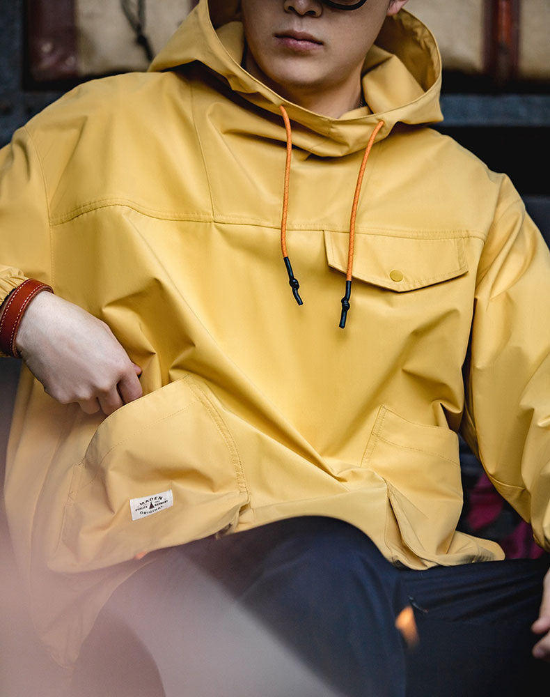 Mountain Outdoor Hooded Windproof Functional Men's Sweater - Harmony Gallery