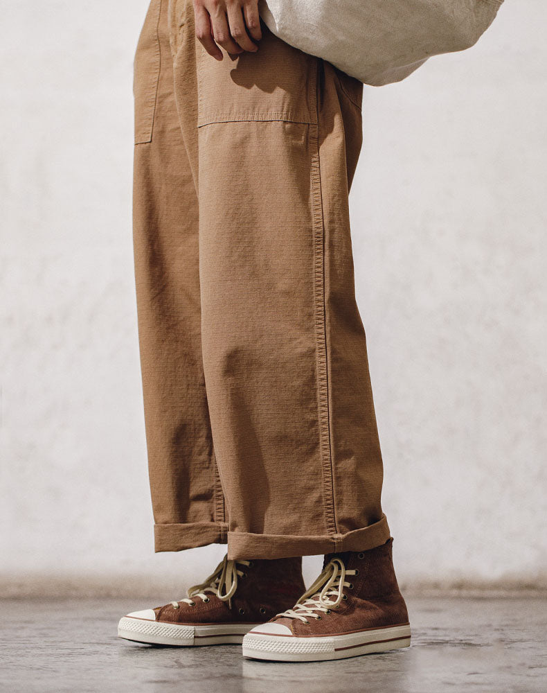 Corduroy High-Top All-Match Casual Men's Canvas Shoes - Harmony Gallery