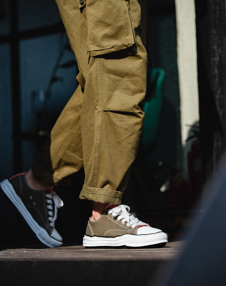 Casual Yasuhiro Mihara Dissolving Board Men's Canvas Shoes - Harmony Gallery