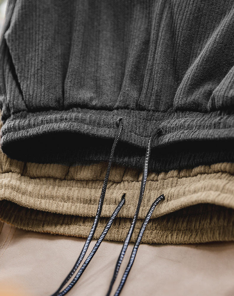 Tooling Retro Knitted Guard Corduroy Straight Men's Trousers - Harmony Gallery