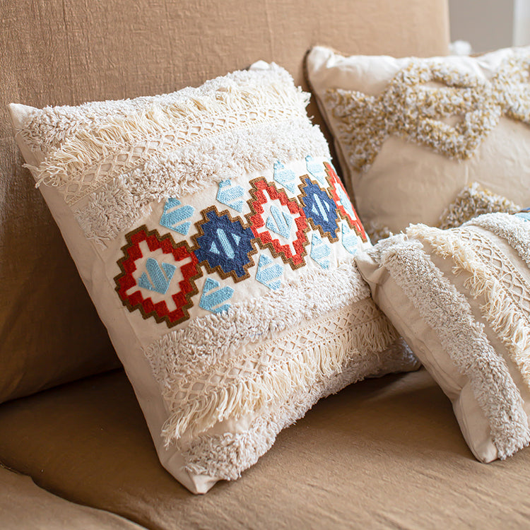 Handmade Ethnic Moroccan Living Room Sofa Cushion - Harmony Gallery