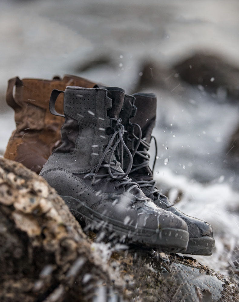 Desert Leather British High-Top Tactical Wolf Outdoor Men's Boot - Harmony Gallery