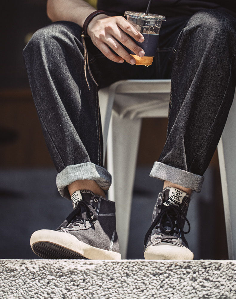 Retro Classic All-Match Casual High-Top Unisex Canvas Shoes - Harmony Gallery