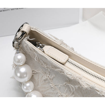 Camelia Stylish Pearl Underarm Messenger Women's Bag - Harmony Gallery