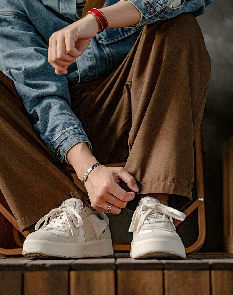 German Army All-match Breathable White Sports Men's Casual Shoes - Harmony Gallery