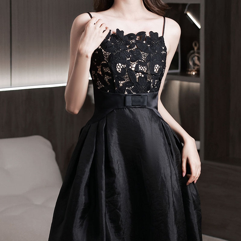 Luxury Black Evening Sexy Birthday Banquet Women's Dress - Harmony Gallery