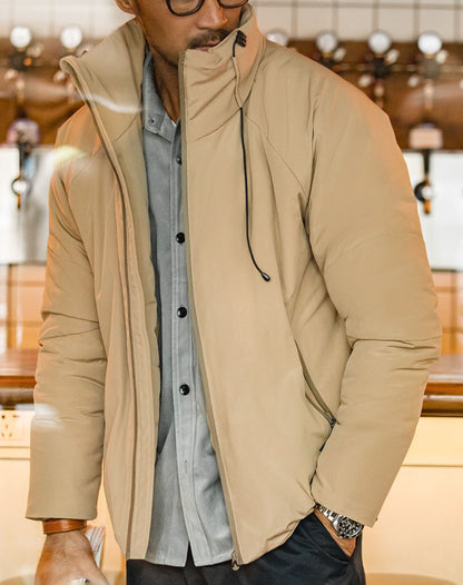 American Casual Warm And Cold-Proof Cotton Men's Coat - Harmony Gallery