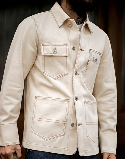 American Heavy Cotton Seed Multi-Pocket Men's Coat - Harmony Gallery