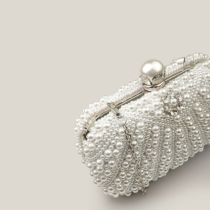 Celebrity Diamond Pearl High-End French Clutch Bag - Harmony Gallery
