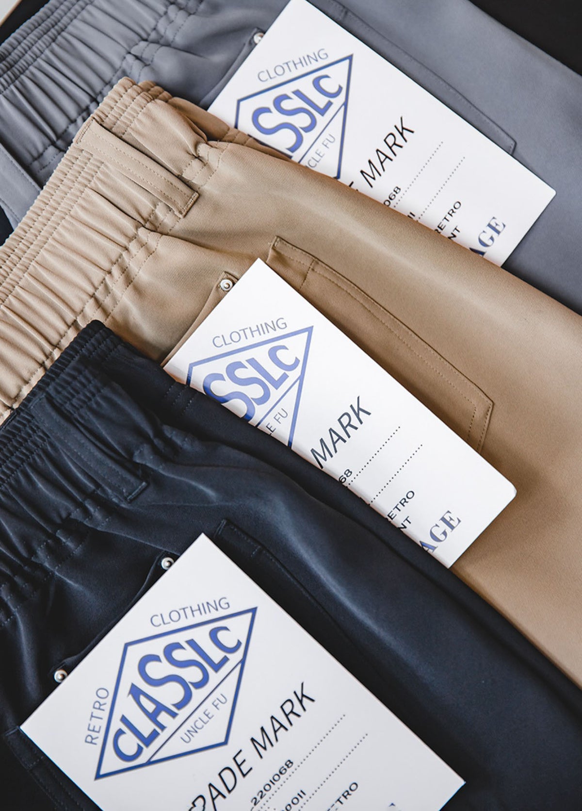 Tooling Casual Anti-Wrinkle Elastic-Waist Straight Men's Trousers - Harmony Gallery