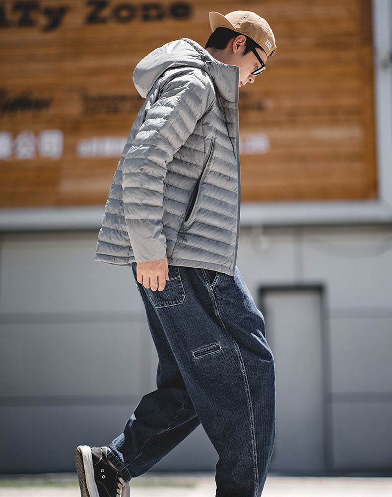 Mountain Duck Winter Light Hooded Warm Men's Jacket - Harmony Gallery