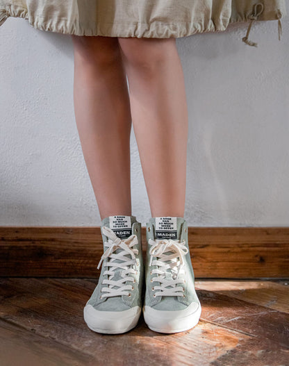 Classic High-Top Suede All-Match Casual Unisex Canvas Shoes - Harmony Gallery