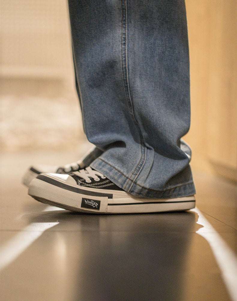 Retro Daily Thick-Soled All-Match Men's Canvas Shoes - Harmony Gallery
