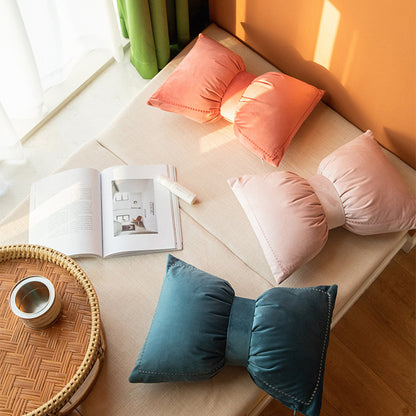 Creative Bow Lumbar Sofa Bedroom Cushion - Harmony Gallery