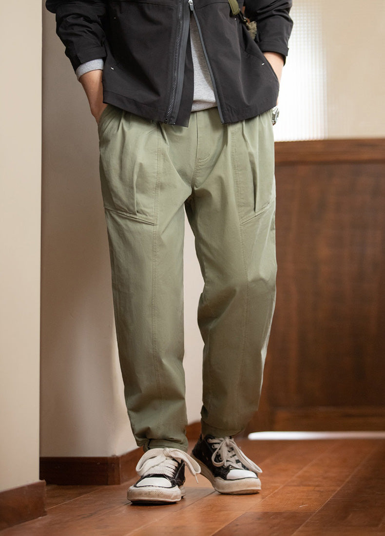 Retro Casual Loose All-match Straight Feet Men's Trousers - Harmony Gallery