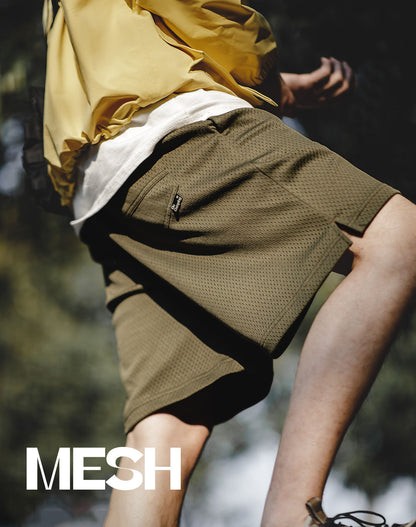 American Retro Mesh Breathable Loose Basketball Men's Shorts - Harmony Gallery