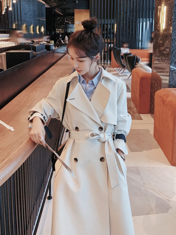 High Sense Loose British Style Women's Trench Coat - Harmony Gallery