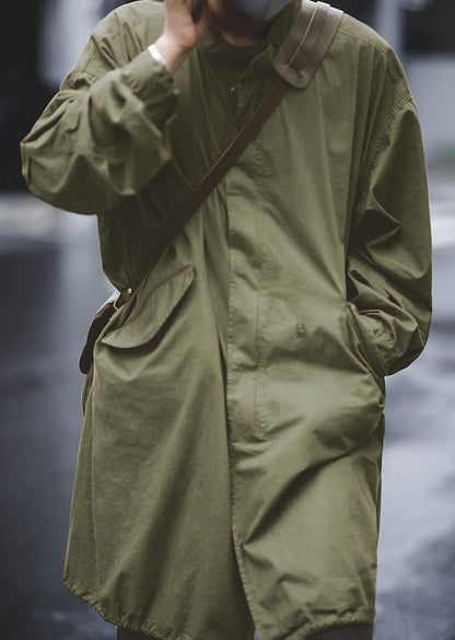 American Retro World War II M51 Fishtail Trench Men's Coat - Harmony Gallery