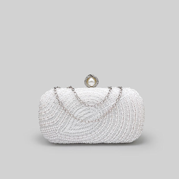 Bridal Wedding Trendy Pearl Senior Clutch Bag - Harmony Gallery