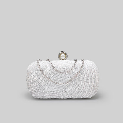 Bridal Wedding Trendy Pearl Senior Clutch Bag - Harmony Gallery