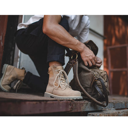 British Style Tactical Tooling Retro Men's Combat Boot - Harmony Gallery