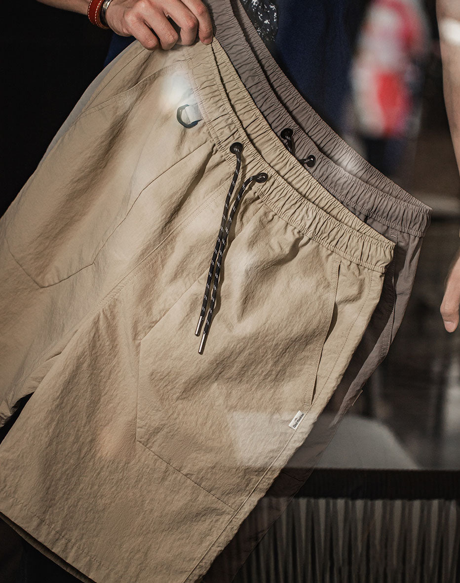 Outdoor Casual Loose Straight Drawstring Men's Shorts - Harmony Gallery