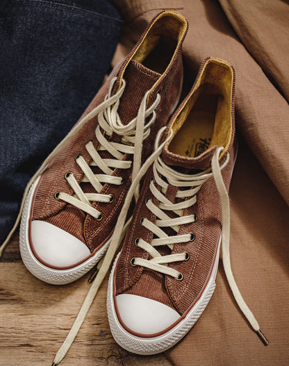 Corduroy High-Top All-Match Casual Men's Canvas Shoes - Harmony Gallery