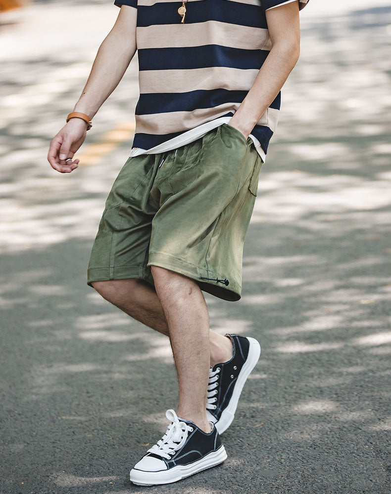 Tooling High-End Suede Loose Soft Casual Men's Shorts - Harmony Gallery