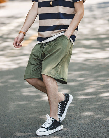 Tooling High-End Suede Loose Soft Casual Men's Shorts - Harmony Gallery