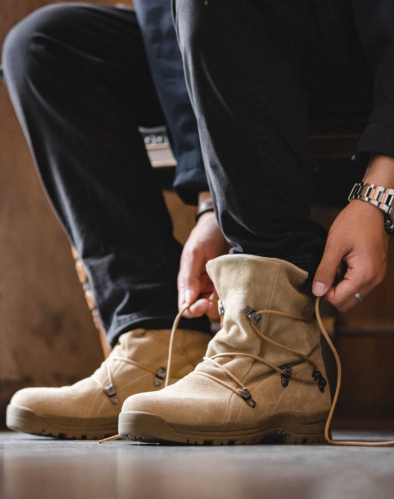 American Retro Casual Desert Outdoor Hiking Men's Boot - Harmony Gallery