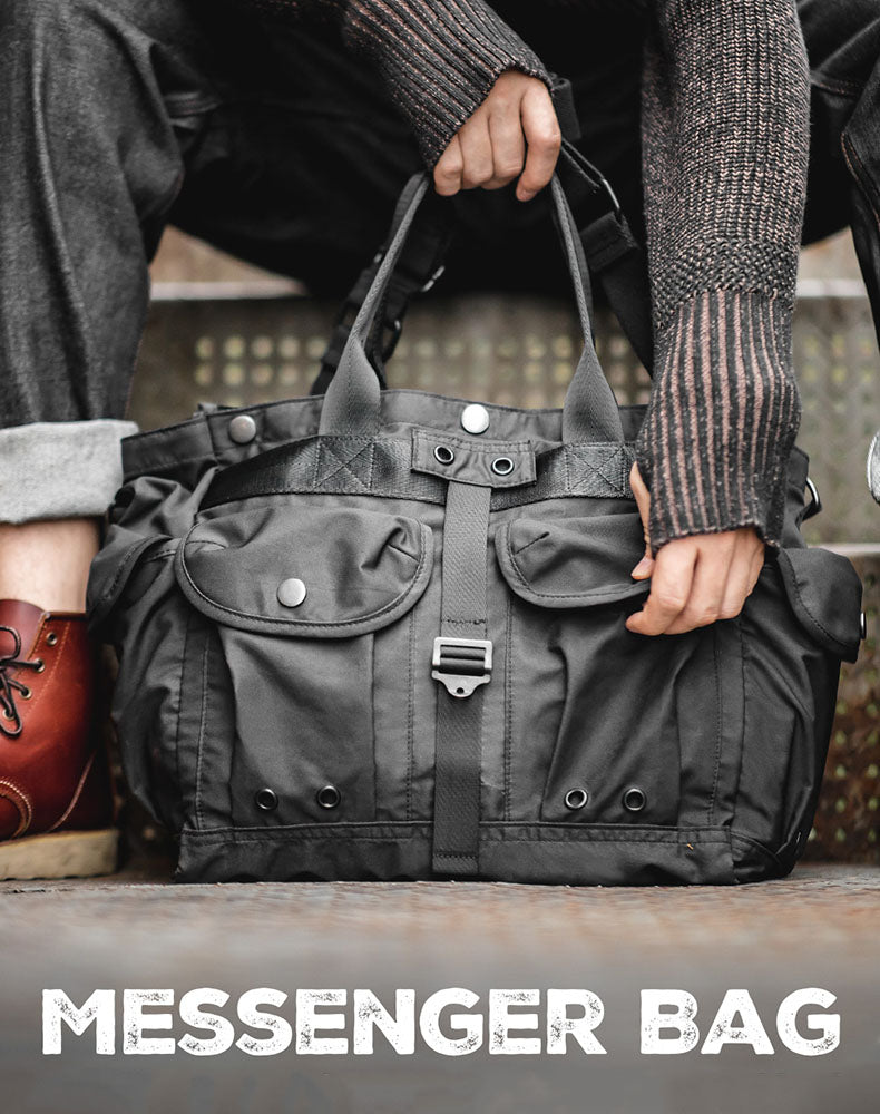 Functional Large One Shoulder Portable Camera Computer Men's Bag - Harmony Gallery