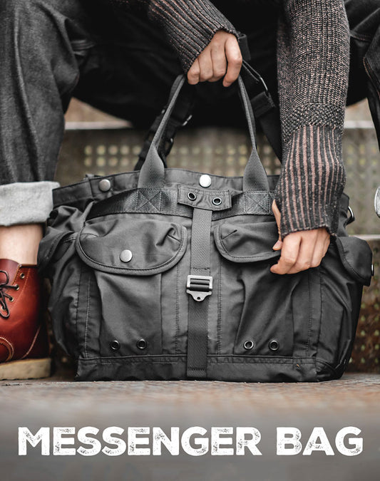 Functional Large One Shoulder Portable Camera Computer Men's Bag - Harmony Gallery