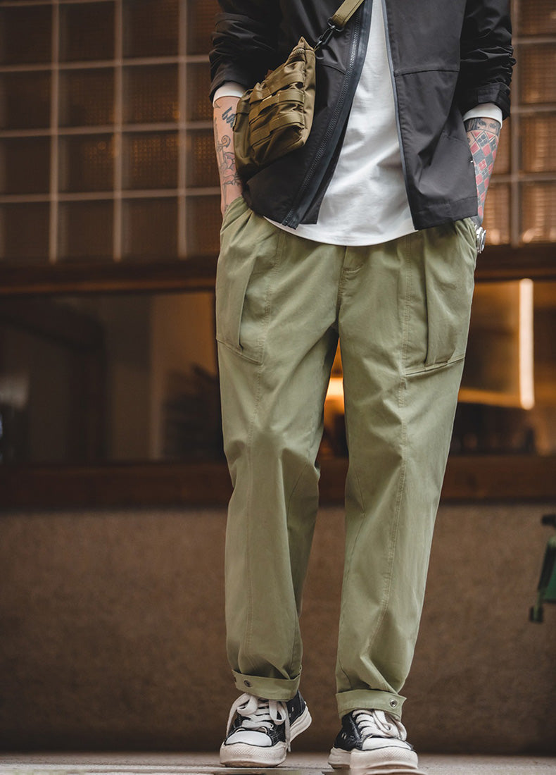 Retro Casual Loose All-match Straight Feet Men's Trousers - Harmony Gallery